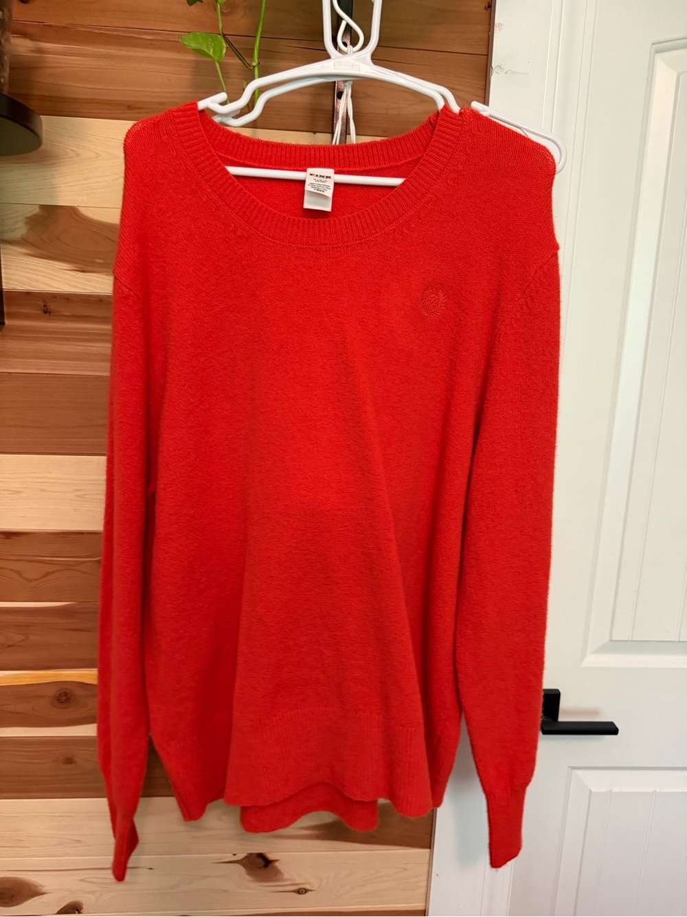 PINK Victoria's Secret Red Crewneck Sweater